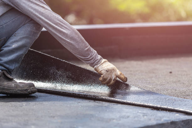 Professional Exterior Waterproofing technician working in La Salle, MI